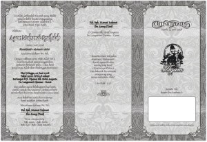  desain  undangan  pernikahan  hitam putih Ekkiyalkhahiri